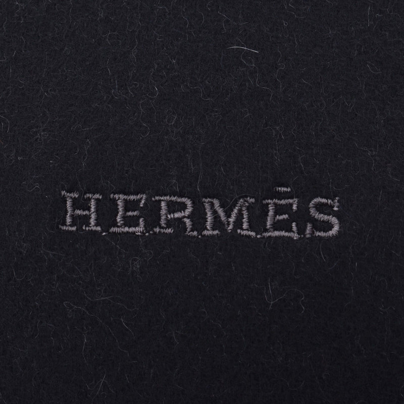 HERMES 爱马仕 黑色 / 灰色 中性 羊绒 100% 消声器新银仓库