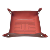 HERMES エルメスヴィドポッシュ accessory case leather tray gold / red silver metal fittings D carved seal (about 2019) unisex leather brand accessory new article silver storehouse