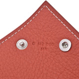 HERMES エルメスヴィドポッシュ accessory case leather tray gold / red silver metal fittings D carved seal (about 2019) unisex leather brand accessory new article silver storehouse