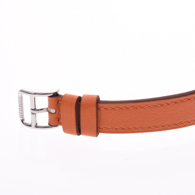 HERMES Hermes Mini HH1.110 D Mi-watch HH1.110 Ladies'Ladies' (around 2019): Ladies' SS/leather watch, Ginkō KYOOTS, the new silver