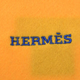 HERMES エルメス IMPRIME HERMES ODYSEE 黄 ユニセックス カシミヤ100％ マフラー 新品 銀蔵