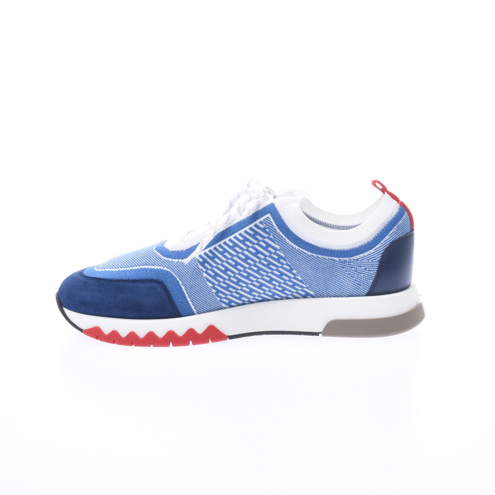 エルメス　スニーカー　アディクト　37 201464Z エルメスアディクト 青/白 メンズ スニーカー HERMES – 銀蔵オンライン