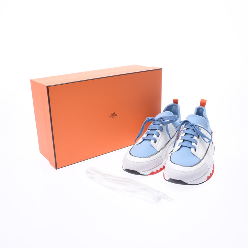 HERMES Hermes Stadium size of 42 white/canvas reza/canvas sneaker