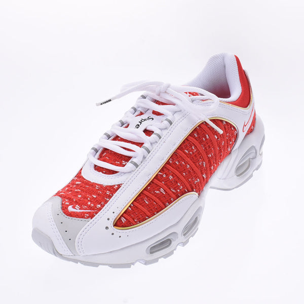 NIKE Nike Supreme AIR MAX TAIL WIND 4/S 27cm White/Red AT3854 100 Men's Sneakers Unused Ginzo