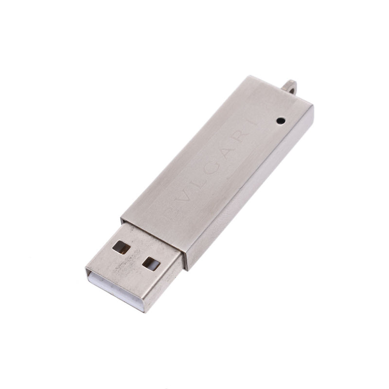 BVLGARI Bvlgari USB memory 4GB initialized Silver unisex PC peripherals AB rank used Ginzo