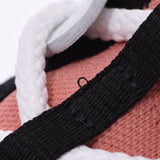 36 HERMES Hermes action size マルチカラーローズブビンガ / white / black Lady's leather / canvas sneakers new article silver storehouses