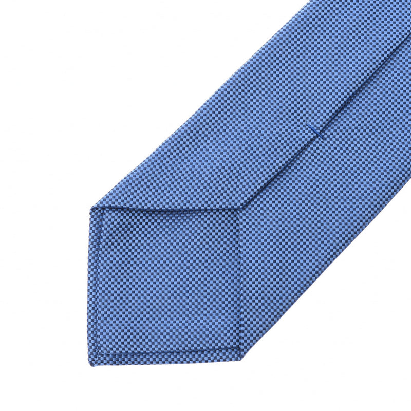 HERMES Blue Men's 100% Silk Tie New Ginzo