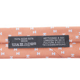 HERMES Hermes Digital H: Orange Men' s Silk 100 % Nexi Shinhon Gingzō