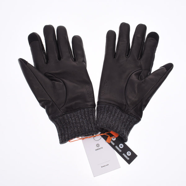 Gloves Homme Gloves Gloves Black Lambskin glove Black