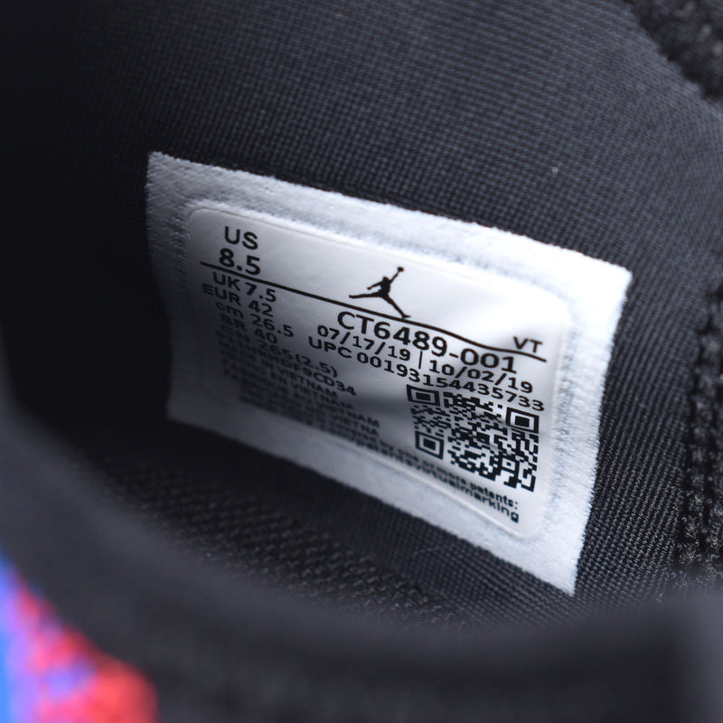 NIKE Nike Jordan Reacock Havok SE PSG 26.5cm Black × Red × Blue CT6489-001 Men's Sneakers Unused Silgrin