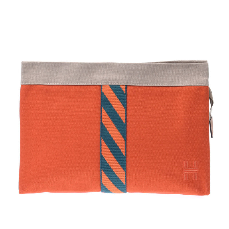 Hermes Hermes Gimetu Jumping GM Hoo Unisex Cotton Pouch New Sinkjo