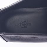 Hermes Hermes Charlie大小41黑色黑色托架男子塑造莫卡辛新硅胶