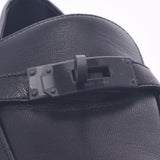 Hermes Hermes Charlie大小41黑色黑色托架男子塑造莫卡辛新硅胶