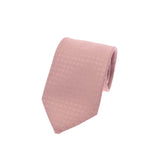 爱马仕爱马仕H型粉红色男士丝绸100％领带新水槽