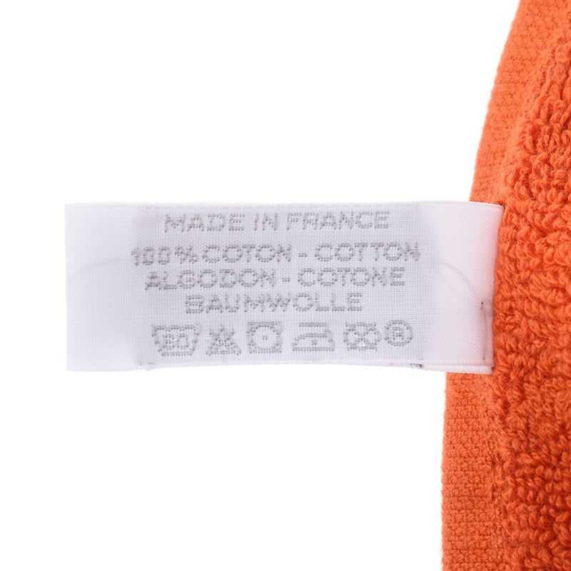 Hermes Hermes Hand Towel H Pattern Hoo (Orange) Unisex Cotton 100% Towel New Sink