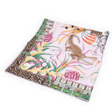 Hermes Hermes Calle 90 Zan Veggie River Marshin Pink / Multi Ladies Silk 100% Scarf New Sinkjo