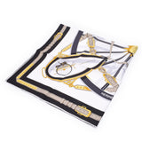 Hermes Hermes Care 90 Free Wheel 2021 Spring Summer / Black Women Silk 100% Scarf New Sinkjo