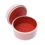 HERMES エルメス ヴィドポッシュ ブドワール 蓋付き 小物入れ ライトグレーピンク系/赤系 ユニセックス ラッカーウッド ブランド小物 新品 銀蔵