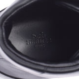 Hermes day dream high cut 42 black leather sneakers