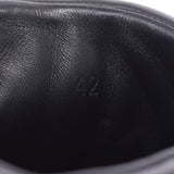 Hermes day dream high cut 42 black leather sneakers