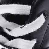 Hermes day dream high cut 42 black leather sneakers