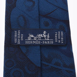 Hermes Mens Blue Silk men's Silk