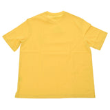 Hermes Hermes Cool Neck T-shirt Embroidered Yellow Size M Members Cotton 100% Short Sleeve Shirt New Sinkjo