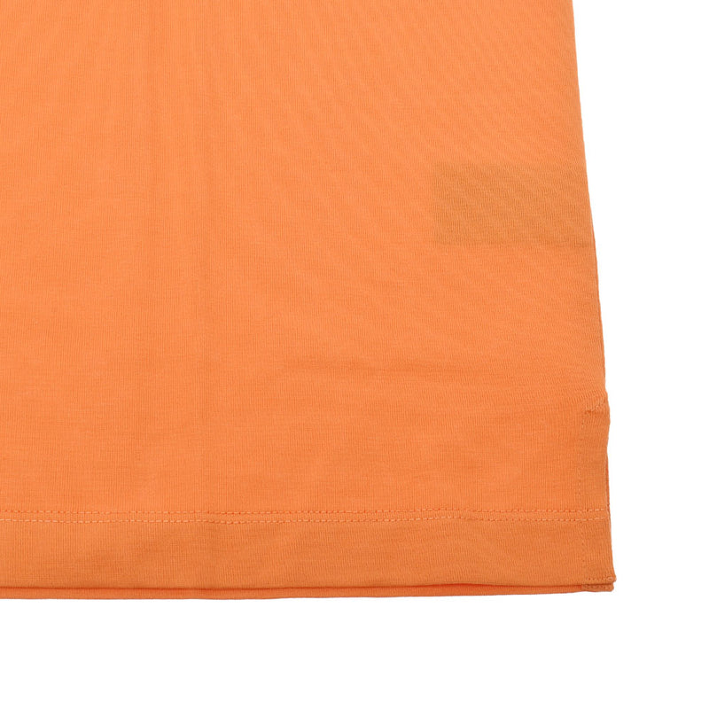 HERMMES爱马仕酷领T恤刺绣橙色尺寸M男士棉100%短袖衬衫新银藏