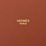 HERMES エルメス モザイク柄 蓋付き 小物入れ ブラウン/ゴールド ユニセックス マホガニー ブランド小物 新品 銀蔵