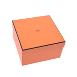 HERMES エルメス モザイク柄 蓋付き 小物入れ ブラウン/ゴールド ユニセックス マホガニー ブランド小物 新品 銀蔵