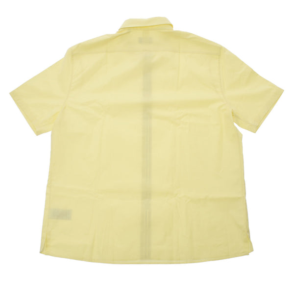 Hermes Hermes Cool Neckline Remon Yellow Size 42 Men's Cotton 100% Short Sleeve Shirt New Silgrin