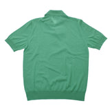 [Father's Day 50,000 or less] HERMES Hermes Men's Polo Shirt Short Sleeve Green Men's Cashmere 60 % Cotton 40 % Polo Shirt New Ginzo
