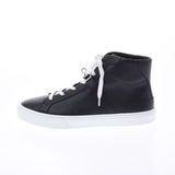 HERMES Hermes Dade Dream High Cut Size 41 1/2 Black Men's Leather Sneakers New Ginzo