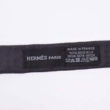 爱马仕爱马仕（Hermes Hermes）领结h图案灰色男士丝绸100％品牌配件新金佐（Ginzo）