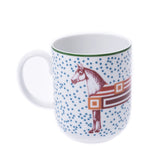 HERMES Hermes Mug Cup Ipomoville Blue/Green Unisex Brand Small Ginzo