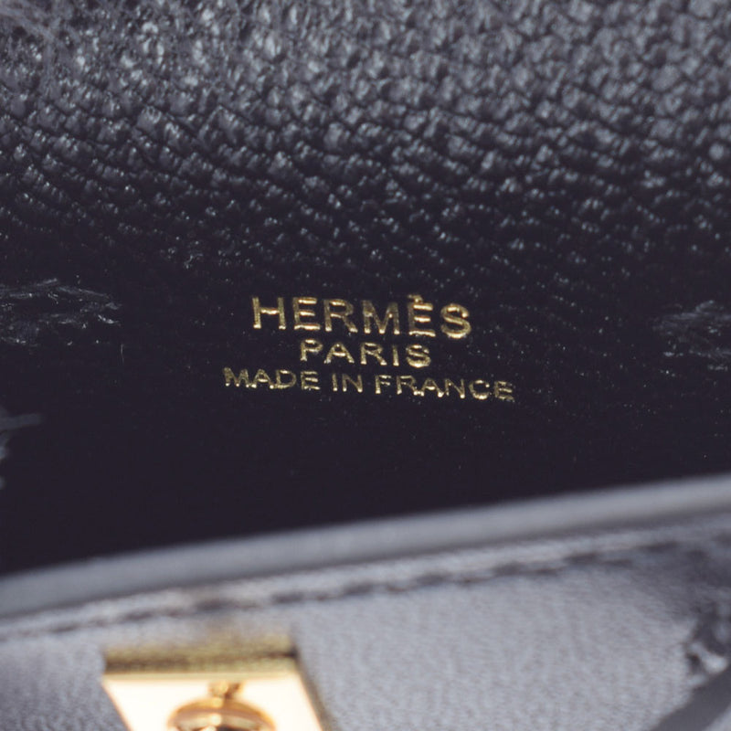 HERMES Hermes Kelly Twilly Black Gold Bracket Y engraved (around 2020) Ladies Tadelect Charm New Ginzo