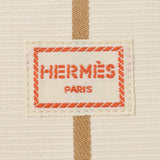 HERMES Hermes Boled Pouch Mini Rayal Locabar Ocher/Vermilion Ladies Cotton 100% Pouch New Ginzo