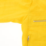 HERMES エルメス ジャケット セリエ金具 黄 サイズ50 メンズ リネン100％ ブルゾン 新品 銀蔵