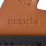 爱马仕爱马仕（Hermes Hermes）主题大小44茶/黑人皮革凉鞋新金佐（Ginzo）