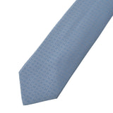 [Father's Day 50,000 or less] Ginzo New HERMES Hermes H pattern Blue Silk 100 % tie