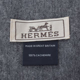 爱马仕爱马仕（Hermes Hermes）夏季灰色/浅灰色男女通用羊绒100％消声器新金佐（Ginzo）