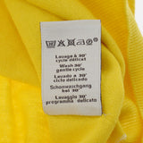 HERMES Hermes Crew Neck Long Sleeve Yellow Size L Men's Cotton 85%/Cashimia 15% Knit New Ginzo