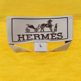 爱马仕爱马仕（Hermes Hermes）船员脖子长袖黄色尺寸l男士棉85％/Cashimia 15％针织新金佐
