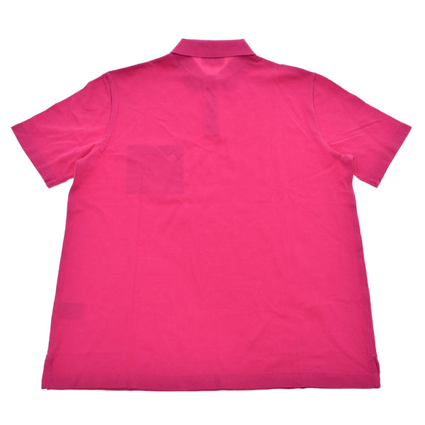 HERMES Hermes Men's Polo Shirt Short Sleeve Rose Andyan Size XL Men's Cotton 100 % Polo Shirt New Ginzo