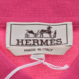 HERMES エルメス メンズポロシャツ  半袖  ローズアンディアン サイズXL メンズ コットン100％ ポロシャツ 新品 銀蔵