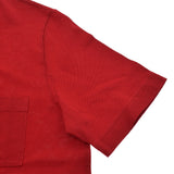 [父亲节50,000或以下] HERMES HERMES CREW KANOKO ROUGEVIF尺寸l男士棉100％短袖T衬衫新金佐