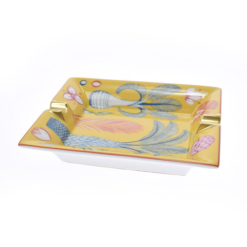 HERMES Hermes ashtray Yellow Unisex Poseline Brand New Ginzo