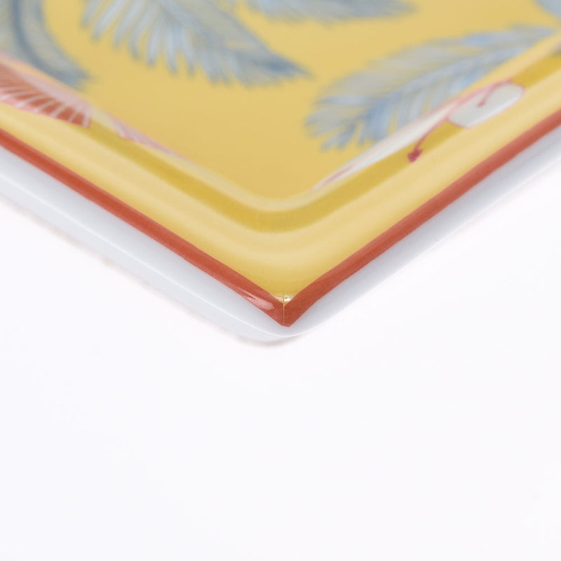 HERMES Hermes ashtray Yellow Unisex Poseline Brand New Ginzo