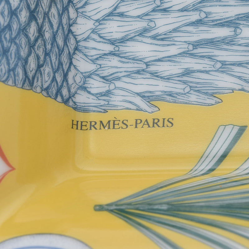 HERMES Hermes ashtray Yellow Unisex Poseline Brand New Ginzo