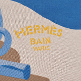 爱马仕爱马仕（HERMES HERMES TRUE FLAT MM蓝色/米色）中性棉100％袋装新金佐（Ginzo）